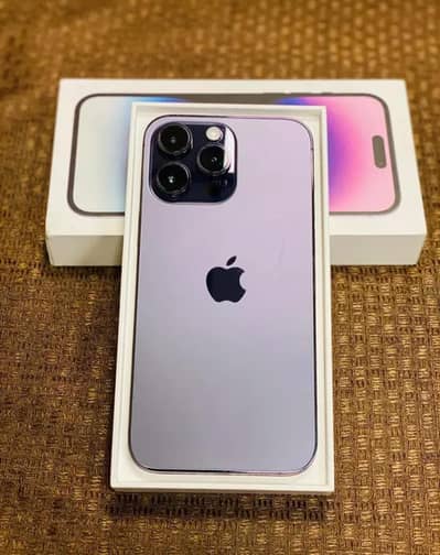 apple i phone 14 pro max PTA 256GB What's 03227586498