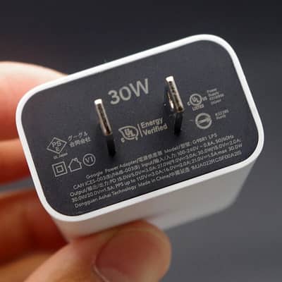 Google Pixel 30W Original Official Fast Charger with Type-C Cable