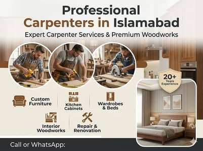 Carpenters in Islamabad | Expert Carpenter Services & Woodworks