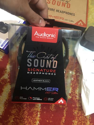 Audionic Signature Wireless Headphone (Premium Quality Box Pack)