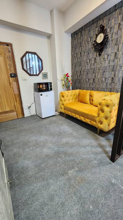 E/11 2 Markaz studio full furnished flat available for rent