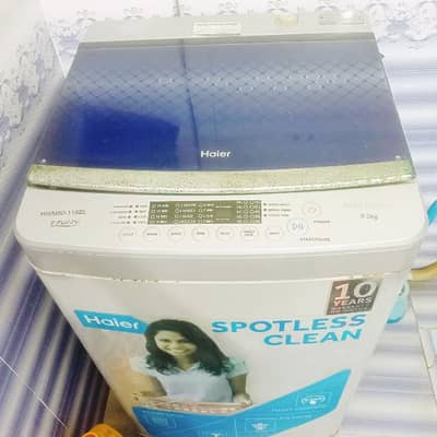 Haier fully automatic washing machine used