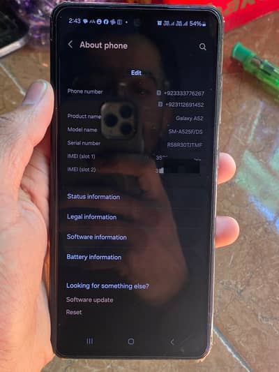 SAMSUN A52 OFFICIAL PTA APPROVED WITH BOX