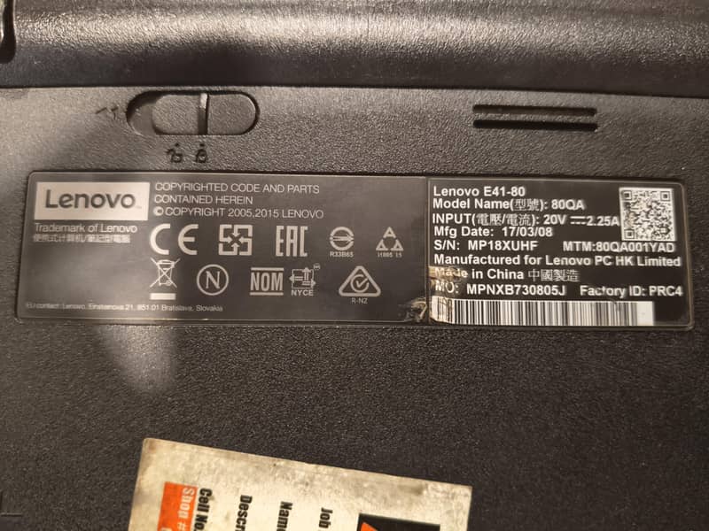 Thinkpad Edge E41-80 1