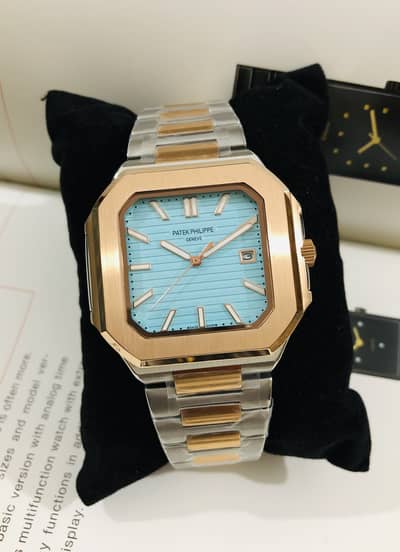 TIFFANY DIAL PATEK PHILIPPE AUTOMATIC WATCH-SEIKO CITIZEN CASIO OMAX