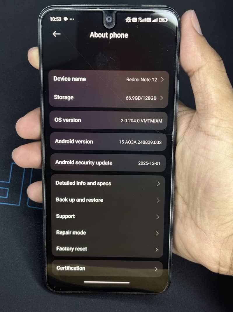 Redmi note 12 5
