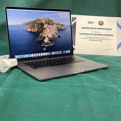 Apple Macbook Pro2019,Core i9, 16" ,4GB Graphcs, 32GB RAM, 512GB SSD