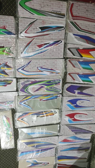 All stickers avalble honda  125