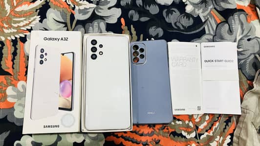 Samsung galaxy a32 with completed box 6/128