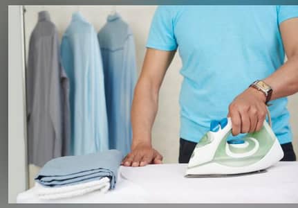 لانڈری / سٹیم پریس مین دستیاب – گھر اور دکان کے لیے