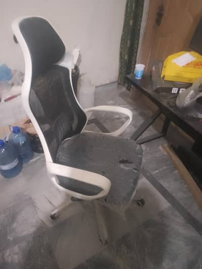 office chair and table