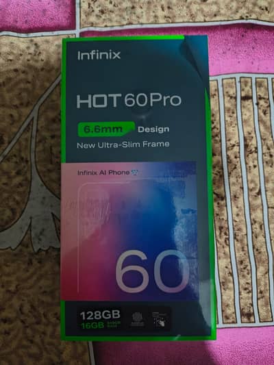 Infinix Hot 60 Pro (Seal Box Pack) 128/16 GB NEW Seal box pack