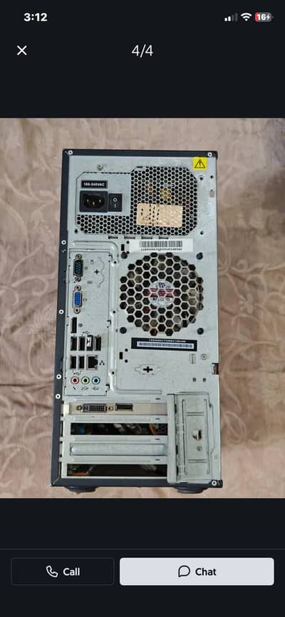 Lenovo m93 motherboard and casing no use new condition