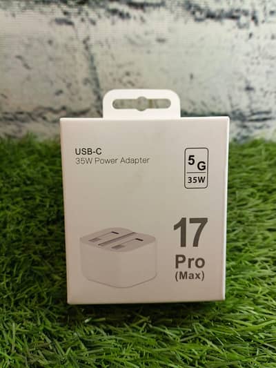 New iphone 17 pro max Power Adapter USB C 35W