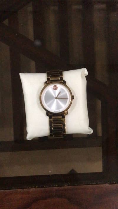 Movado Bold Stainless Steel Case Swiss Movement. Water Resistant