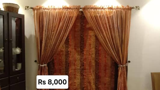 used blinds and curtains for sale ( 7 ft 4 in by 7 ft 5 inch)