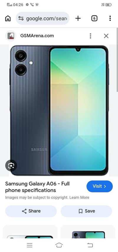 Samsung a06   6gb. 128