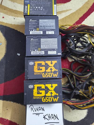 gaming power supply 650watt 500watt 700watt psu gtx rtx Ryzen