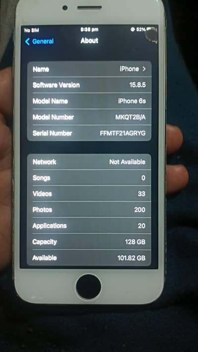 Apple Iphone 6s For Sale Like new