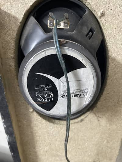 Pioneer Heavy Speakers 300watt for car with board