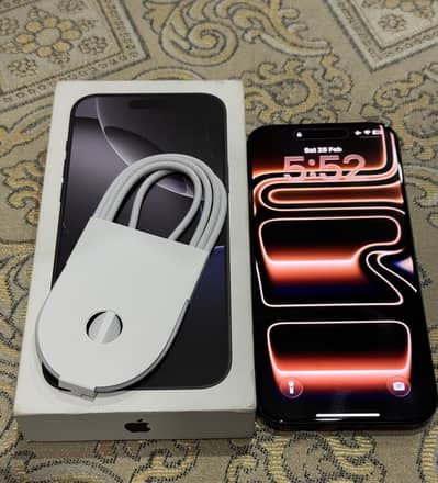 Apple iPhone 16 Pro Max, 100% battery health, Still under warranty