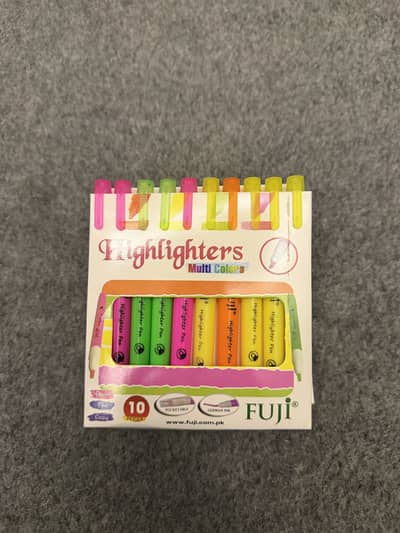 Fuji Multi Color Highlighters (10pcs)
