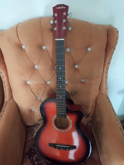 olive tree 38" Adult Guitar Musical instrument used brownish  Guitar