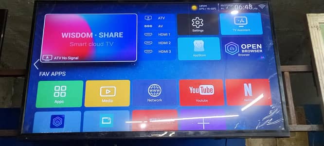 55" 4k android led tv fresh condition no any fault 10/9