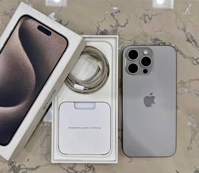 15 pro max 100Health Factory Unlock 256gb HK model Waterpack