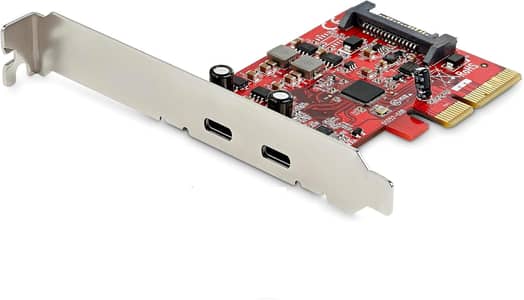 StarTech 2-Port USB 3.2 Gen 2 PCIe Card, USB-C 10Gbps PCI Express 3.0