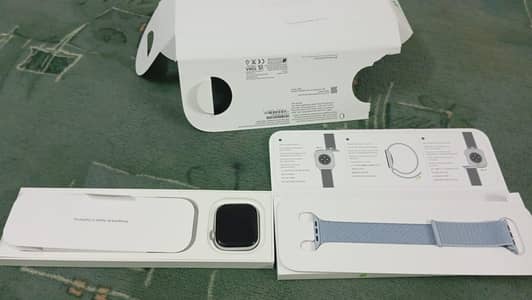 Apple Watch Series 10 46 mm Silver AI Blue Cloud SL GPS
