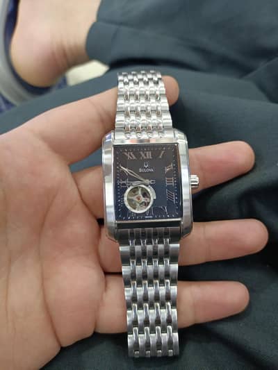 Bulova American Open Heart Power matic with box
