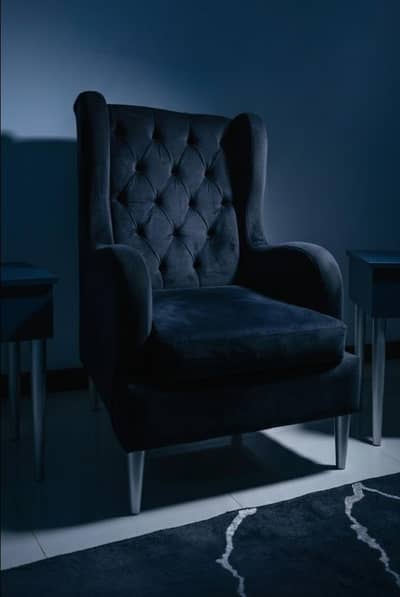 king size sofa chiar black velvet