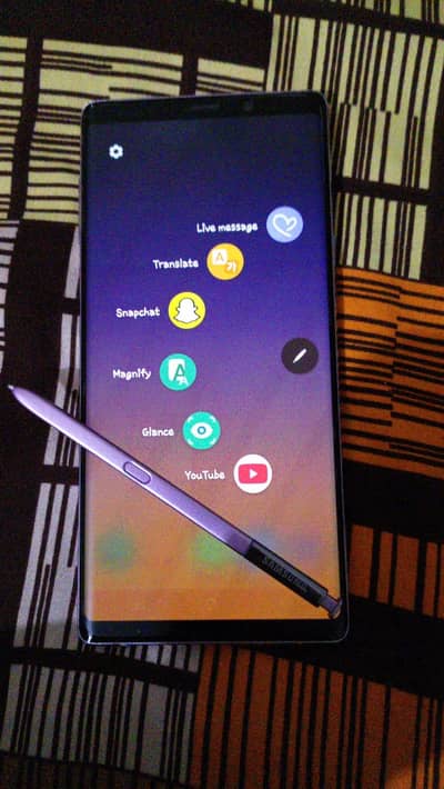 Samsung Galaxy Note 9 with original S pen Dual Sim Amoled Display Edge