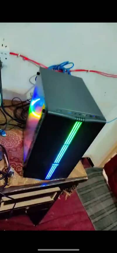 Gaming Pc case with 1 Rgb fans