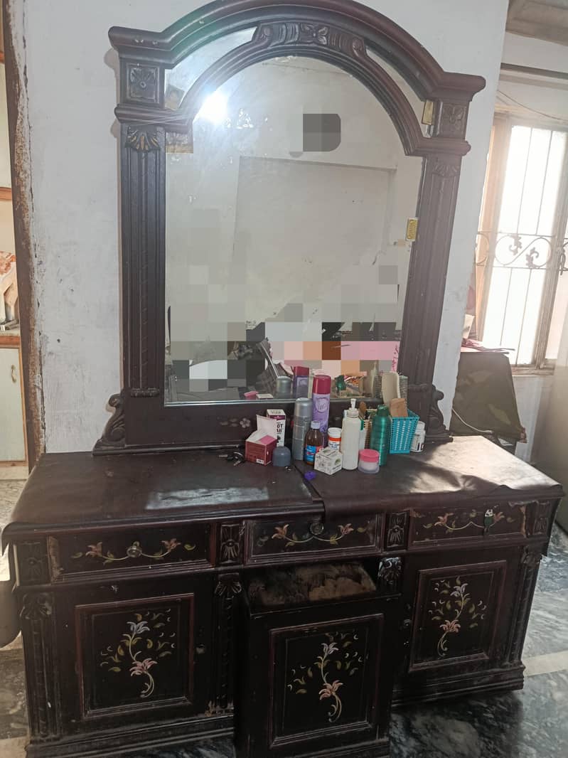 Bed, side tables, Dressing, Table, showcase, 6