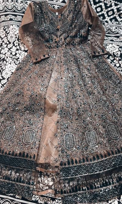 heavy embroidered maxci