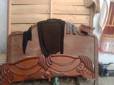 Double bed without foam