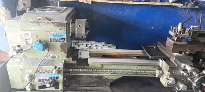 Lathe Machine, 6 feet, bore 3 inch through chuk 8inch