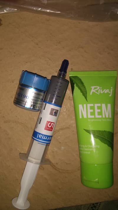 This is the pack of two thermal paste and one new face wash