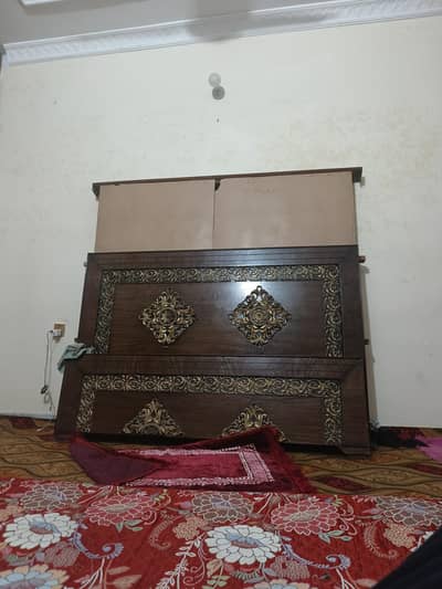 Super King size bed wooden  ( 6' x 6'6" ) . fully polished