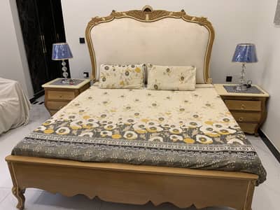 : wooden king size 0 meter Luxury Modern Bed