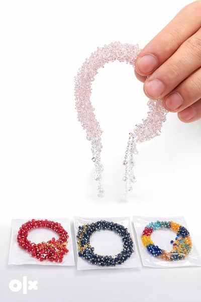 Crystal Beads Elastic Bracelet – Stylish Girls Jewelry