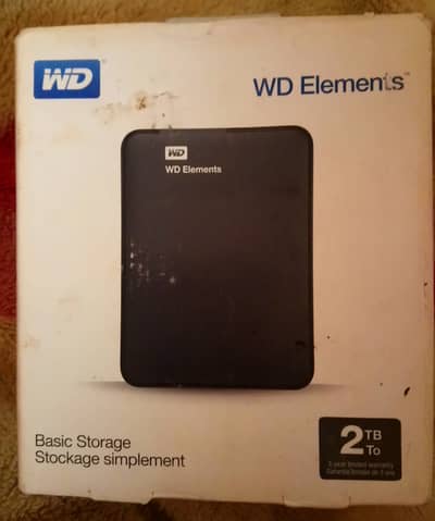Western Digital 2TB external harddrive for sale