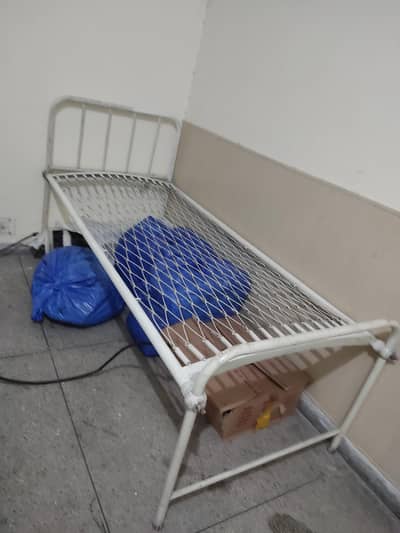 Single iron medical bed for sale