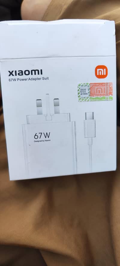 MI charger 100%Geniun 67Watt