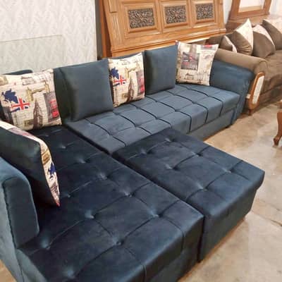 L shape sofa / Corner sofa / Molty foam sofa set