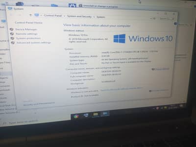 8 GB ram HP laptop good condition