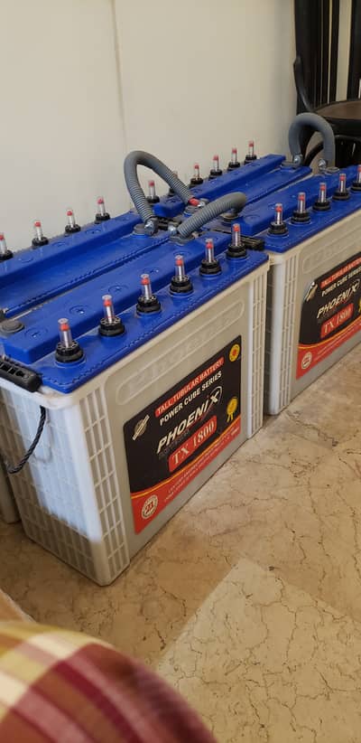 4 Phoenix TX1800 Solar Battery in Excellent Condition.