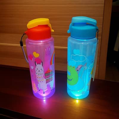 Water bottle with led light Hydration & fun together